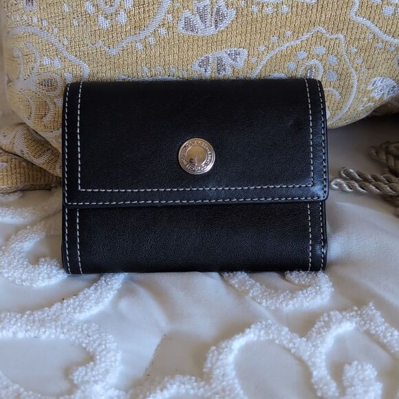 COACH Classic Trifold Wallet🖤 Black & Lavender - Picture 15 of 15